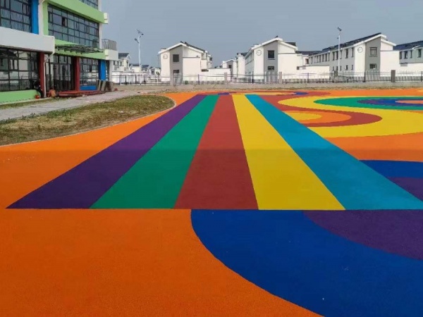渭南市混合型跑道塑胶地坪 - 方案